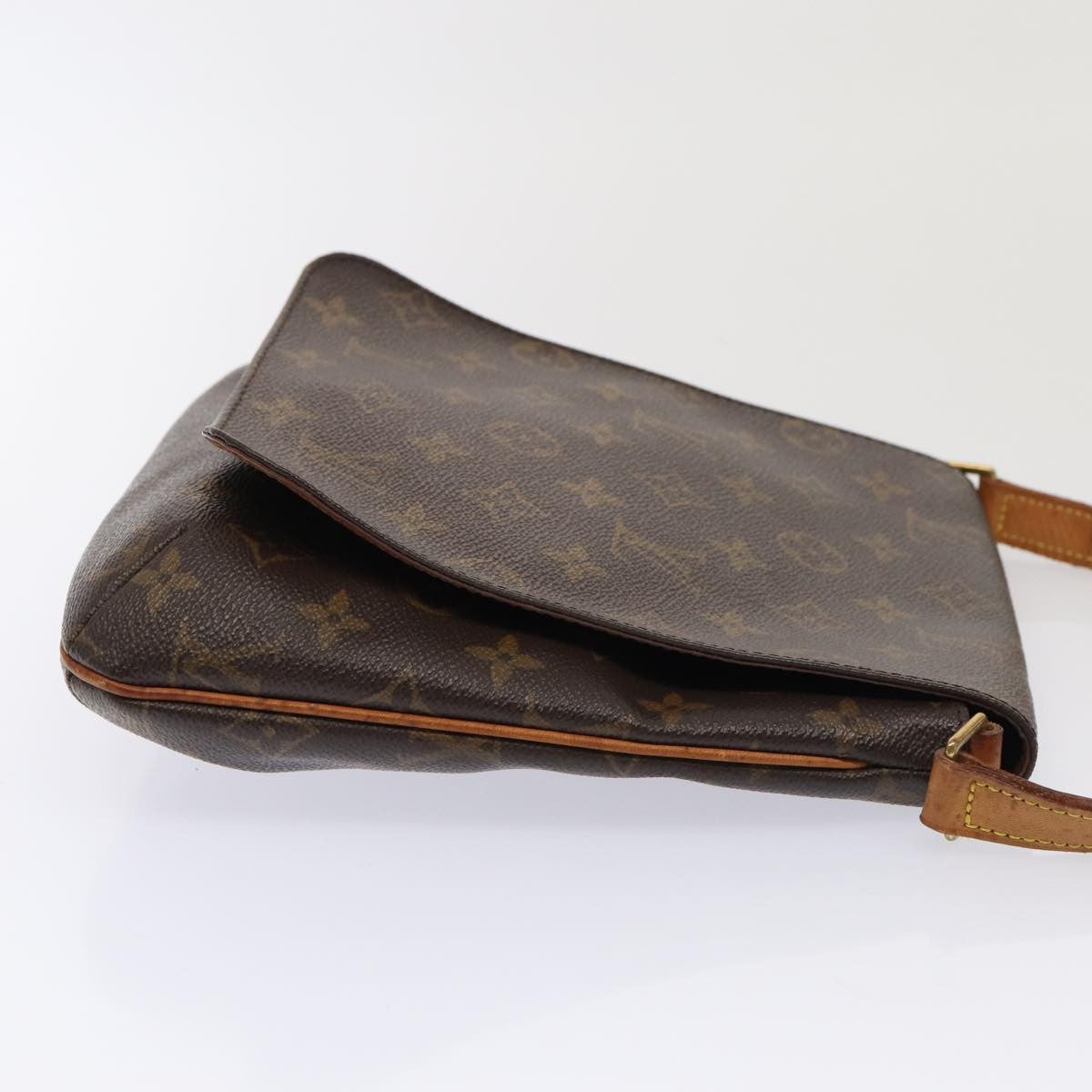 Louis Vuitton Musette Monogram Canvas Brown Canvas Shoulder Bag Bag (Pre-Owned)