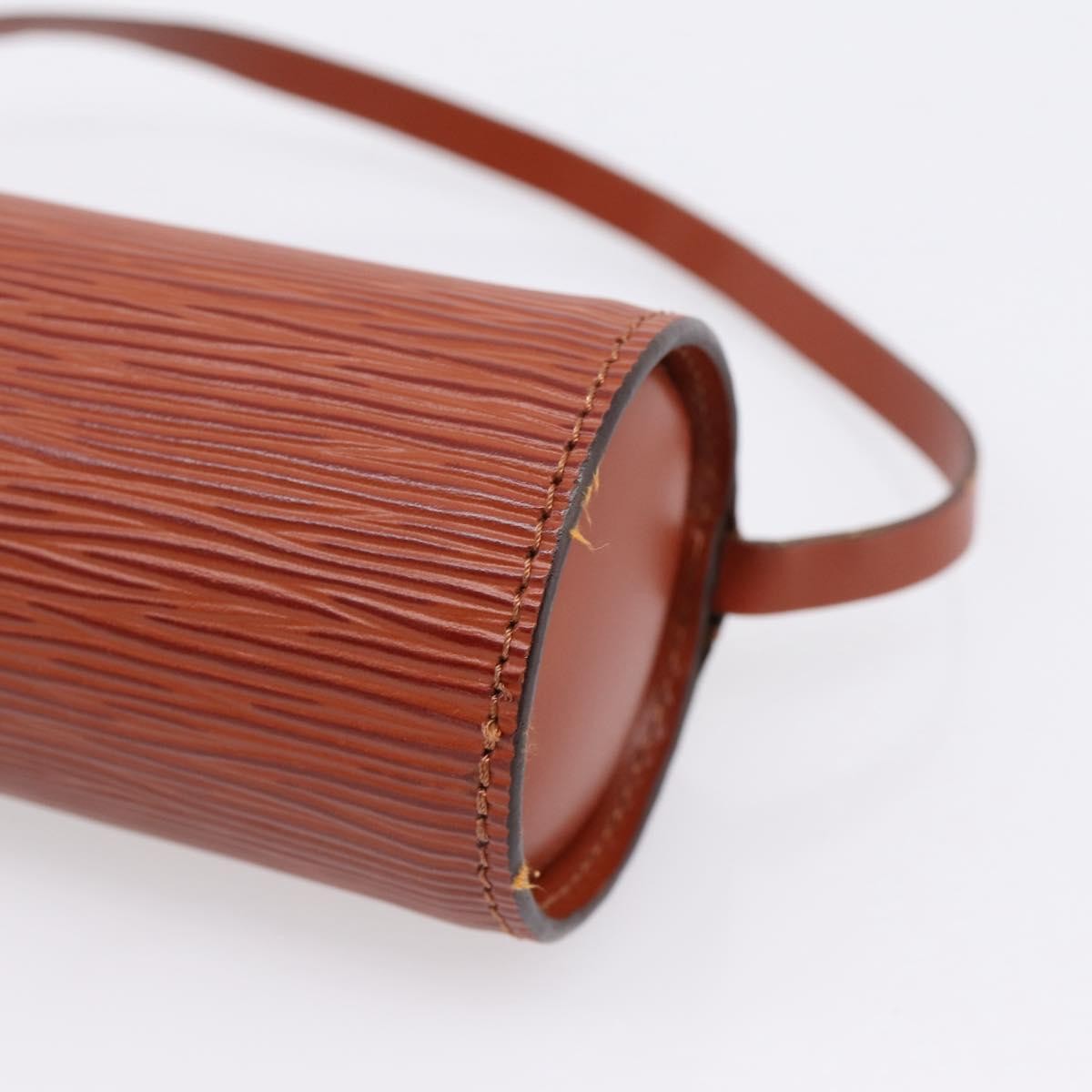 Louis Vuitton Soufflot Pochette Epi Leather Brown Leather Clutche & Pouche Bag (Pre-Owned)
