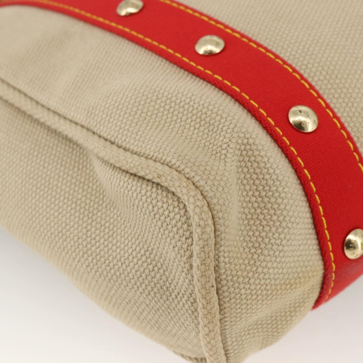 Louis Vuitton Antigua Tote Canvas Beige Canvas Tote Bag Bag (Pre-Owned)