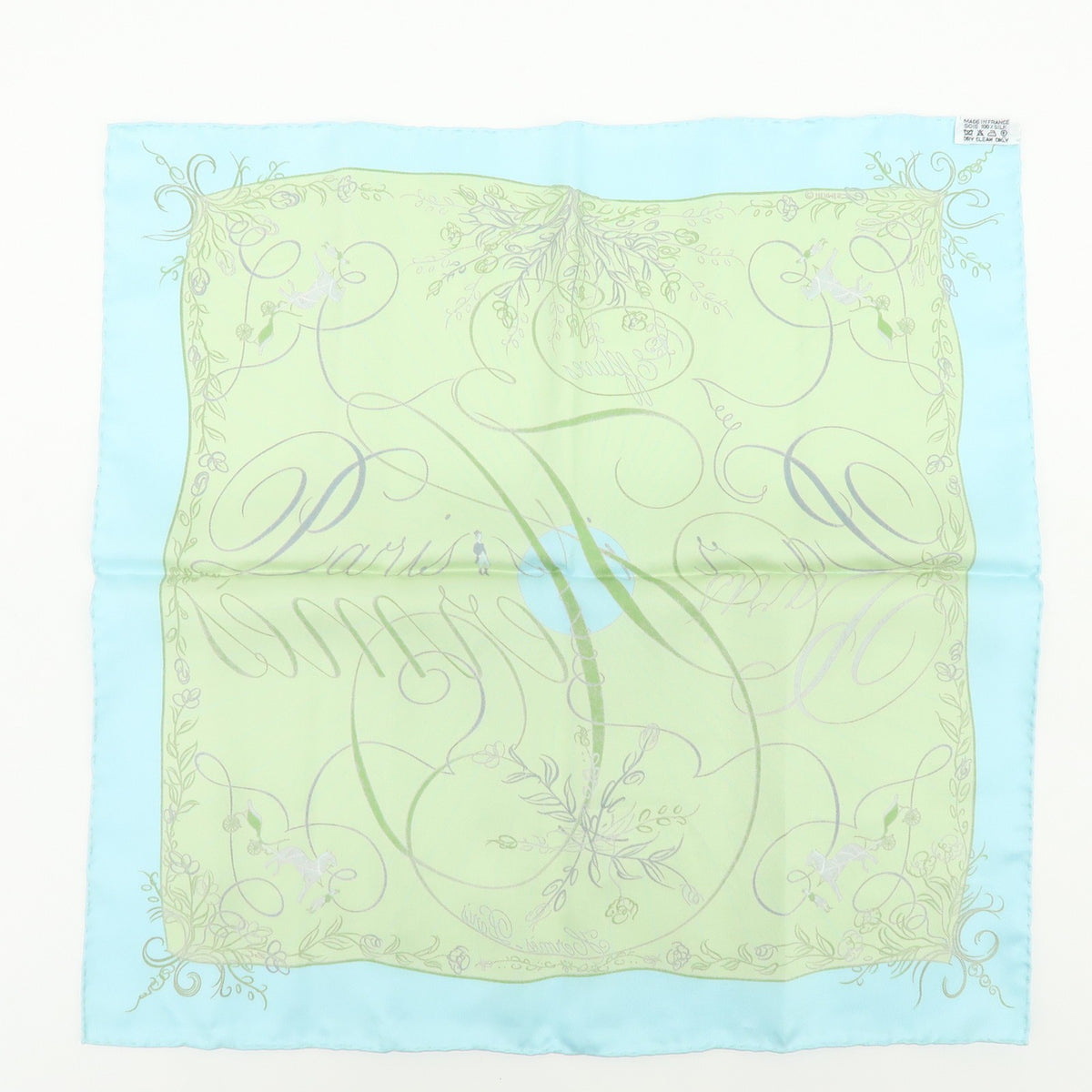 Hermes Carré 45 Les Capucines 100% Silk Multicolour Silk Scarve & Shawl Accessory (Pre-Owned)