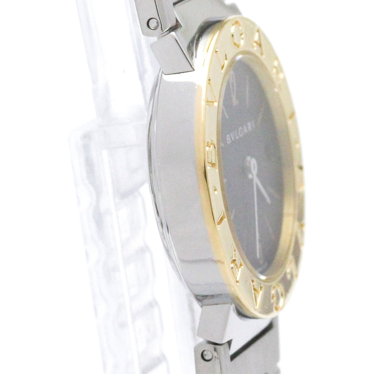 Bvlgari Bvlgari Quartz Stainless Steel And Yellow Gold Watch (Pre-Owned)