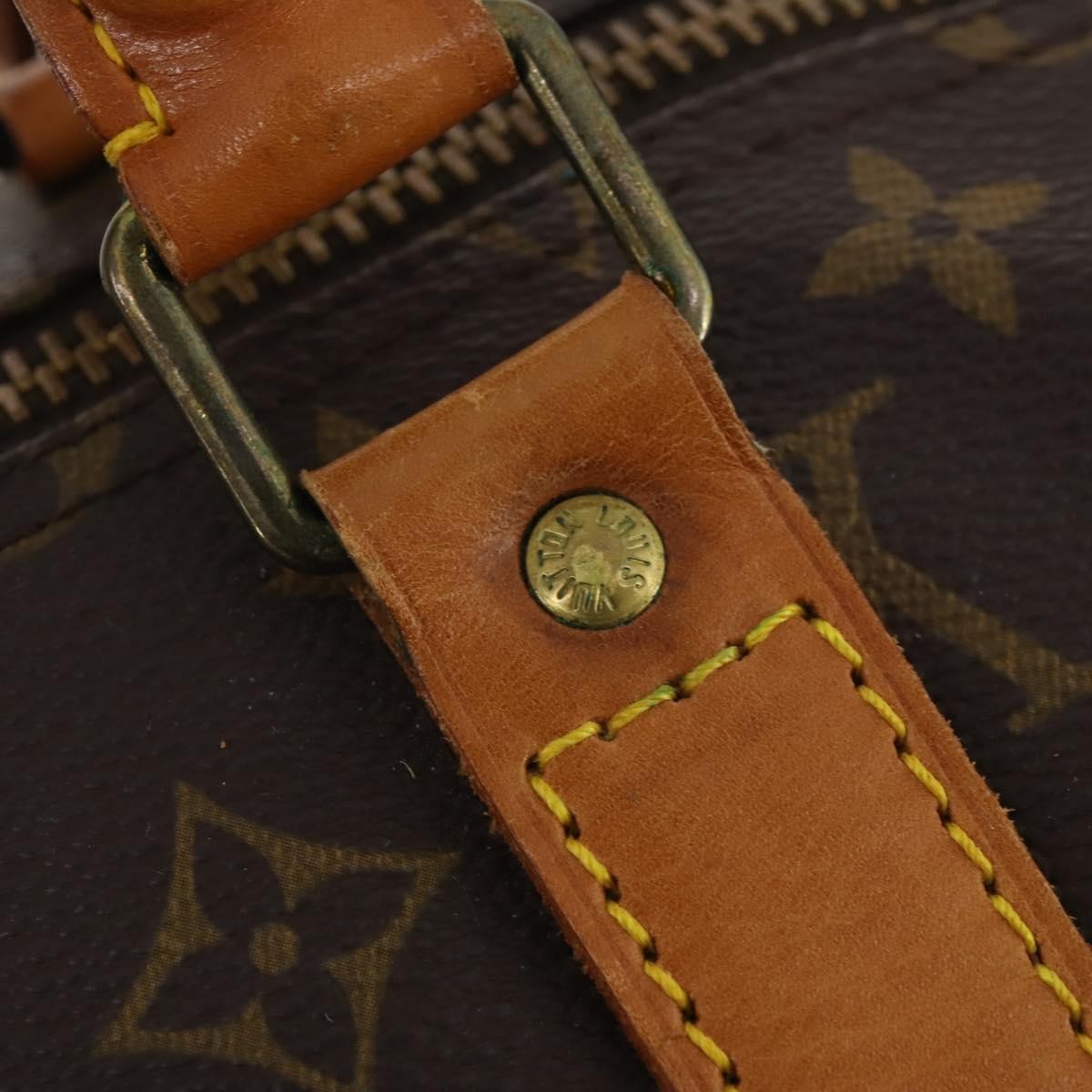 Louis Vuitton Keepall Monogram Canvas Brown Canvas Travel Bag Bag (Pre-Owned)