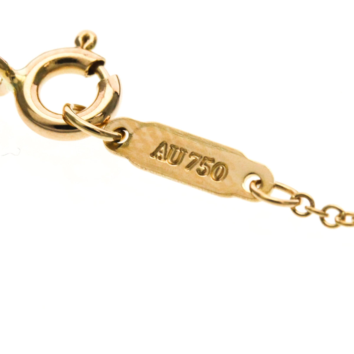 Tiffany & Co. Heart Key Pendant 18K Rose Gold With Diamonds Gold Pink_Gold Necklace Jewelry (Pre-Owned)