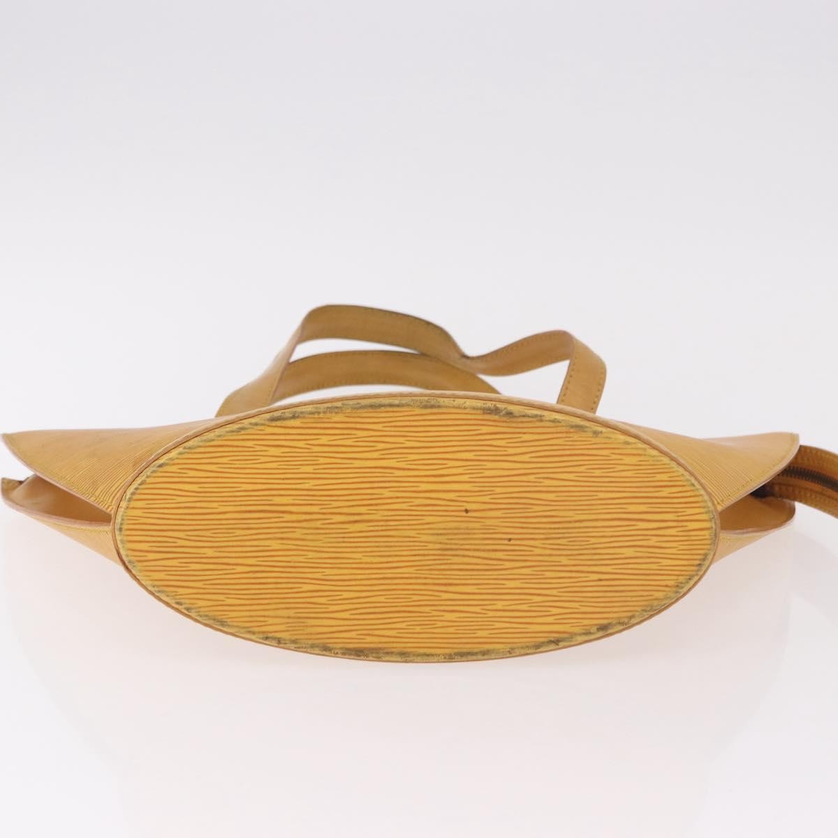 Louis Vuitton Saint Jacques Epi Yellow Leather Handbag (Pre-Owned)