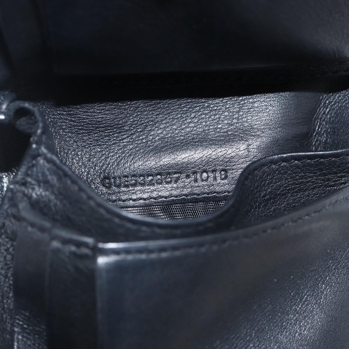Saint Laurent Classic Monogram Ysl Line Zip Around Leather Black Leather Wallets Accessory (Pre-Owned)