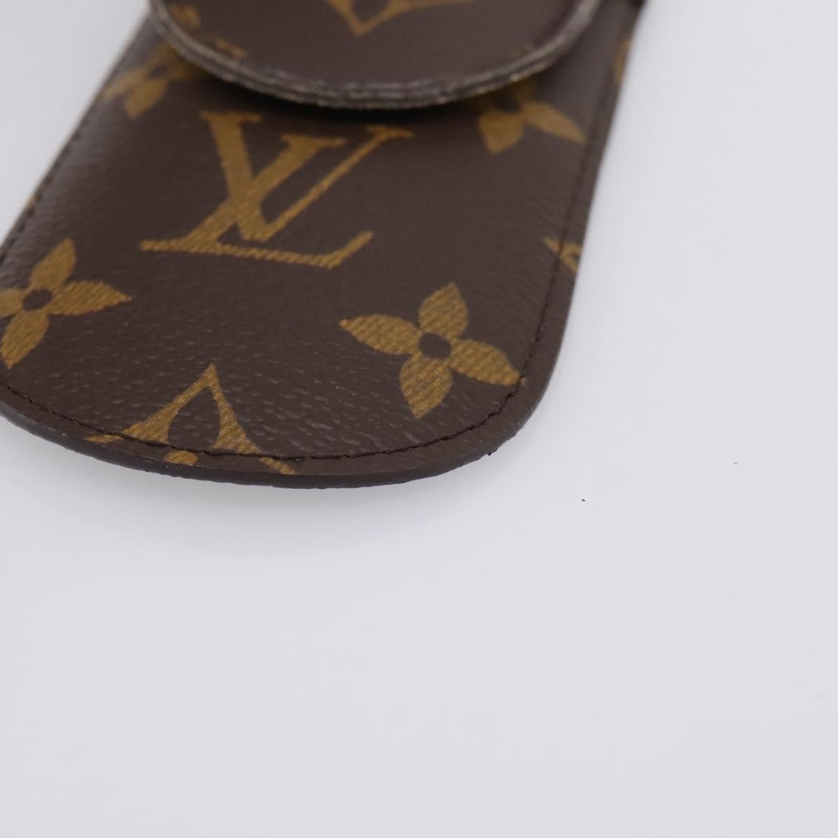 Louis Vuitton Etui À Stylo Canvas Brown Canvas Clutche & Pouche Bag (Pre-Owned)