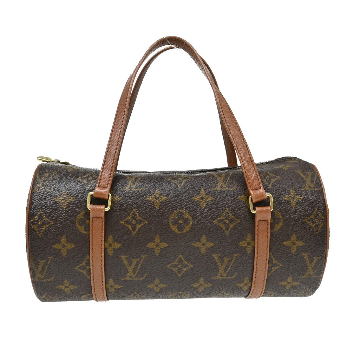 Louis Vuitton Papillon Monogram Canvas Brown Canvas Handbag (Pre-Owned)