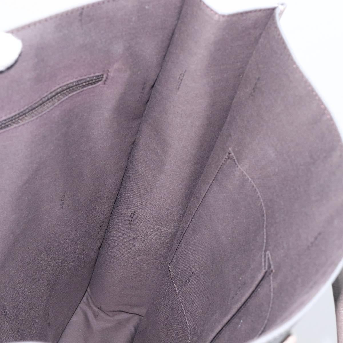 Fendi Open Shopping Zucca Canvas Gray Canvas Tote Bag Bag (Pre-Owned)