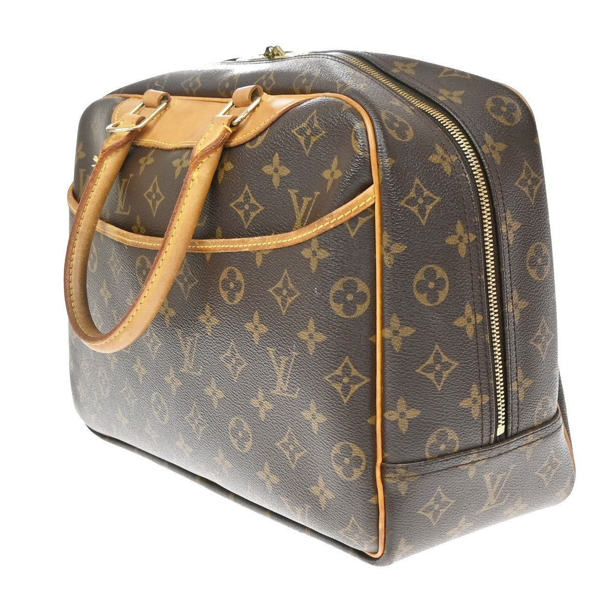 Louis Vuitton Trouville Monogram Canvas Brown Canvas Handbag (Pre-Owned)