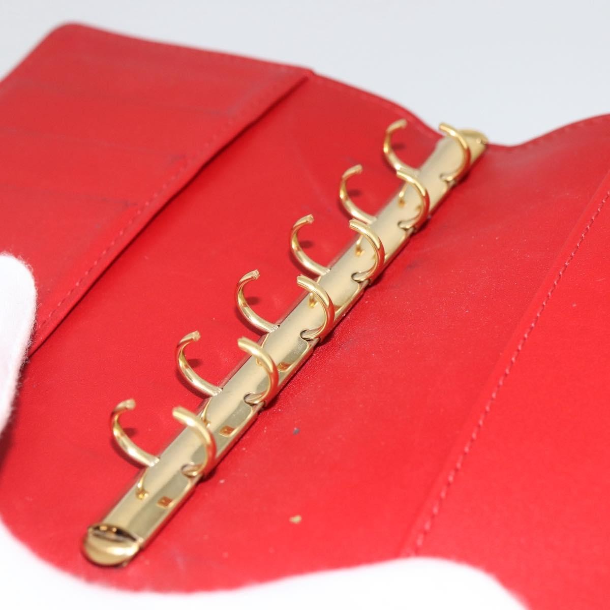 Louis Vuitton Agenda Cover Patent Leather Red Patent_Leather Clutche & Pouche Bag (Pre-Owned)
