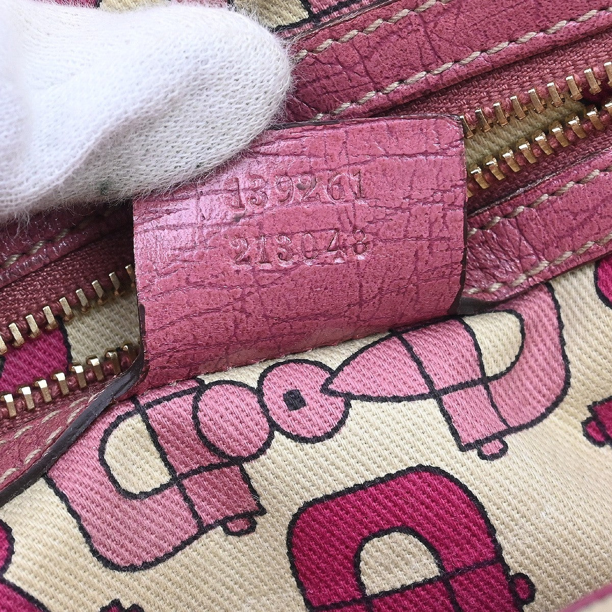 Gucci Jolicoeur Gg Canvas Beige Canvas Tote Bag Bag (Pre-Owned)