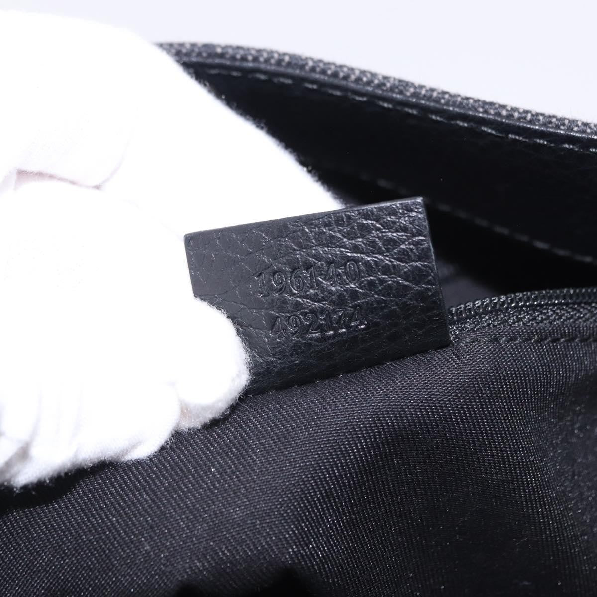 Gucci Original Messenger Gg Canvas And Leather Black Canvas Shoulder Bag Bag (Pre-Owned)