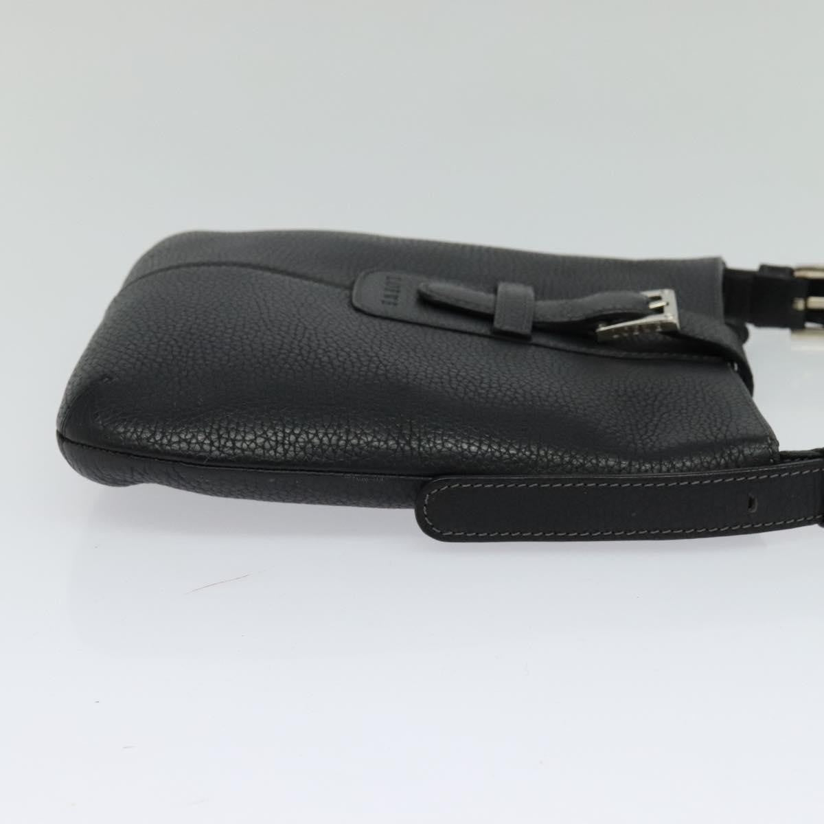 Loewe Vintage Leather Black Leather Shoulder Bag Bag (Pre-Owned)