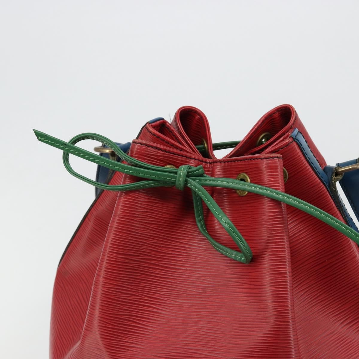 Louis Vuitton Tricolor Noe Epi Leather Red Leather Shoulder Bag Bag (Pre-Owned)