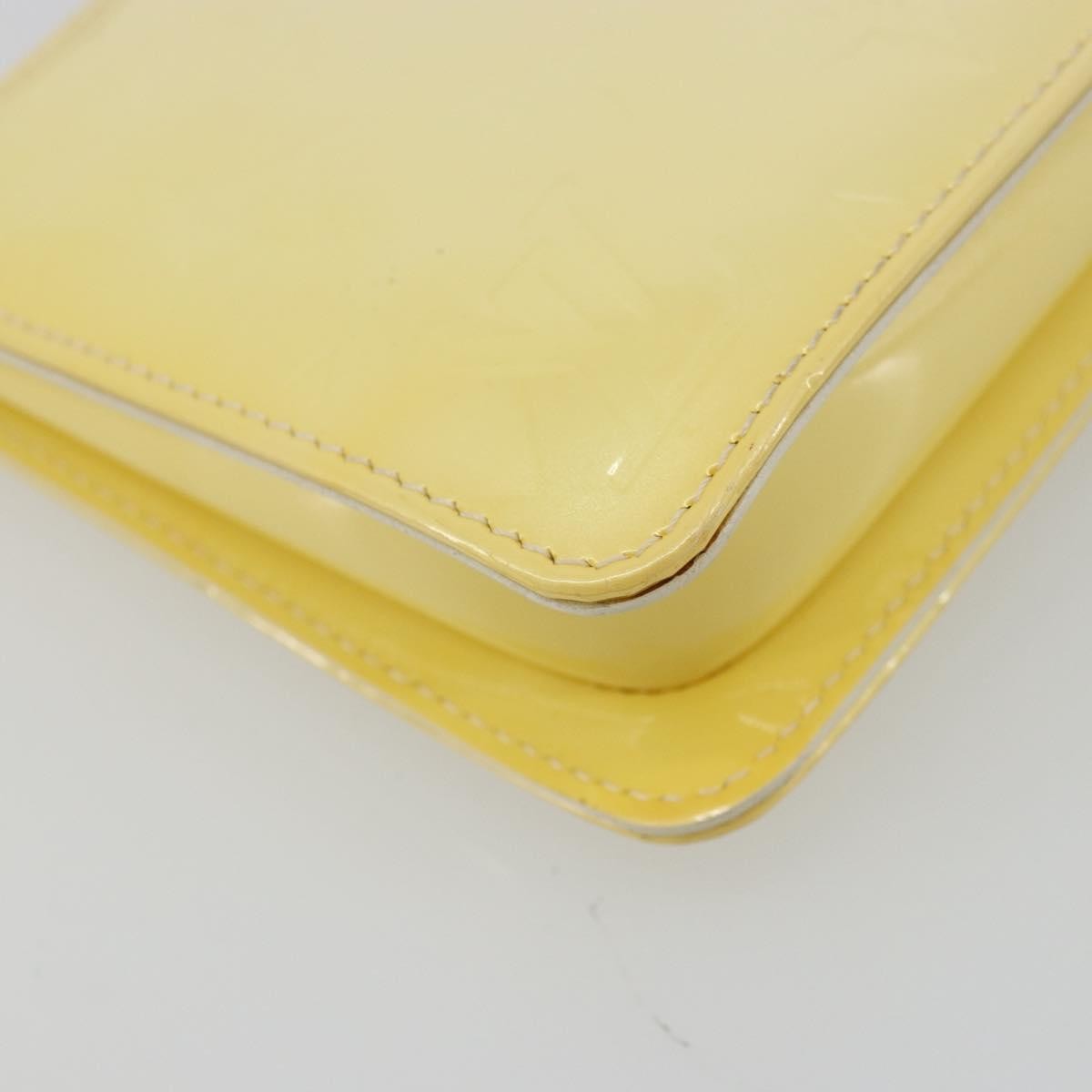 Louis Vuitton Lexington Pochette Monogram Vernis Beige Patent_Leather Clutche & Pouche Bag (Pre-Owned)