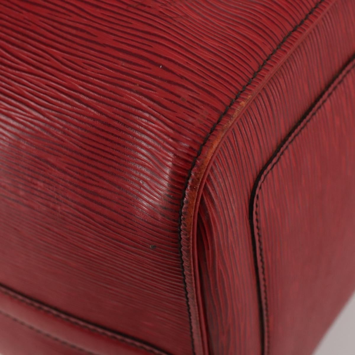 Louis Vuitton Keepall Epi Red Leather Travel Bag Bag (Pre-Owned)