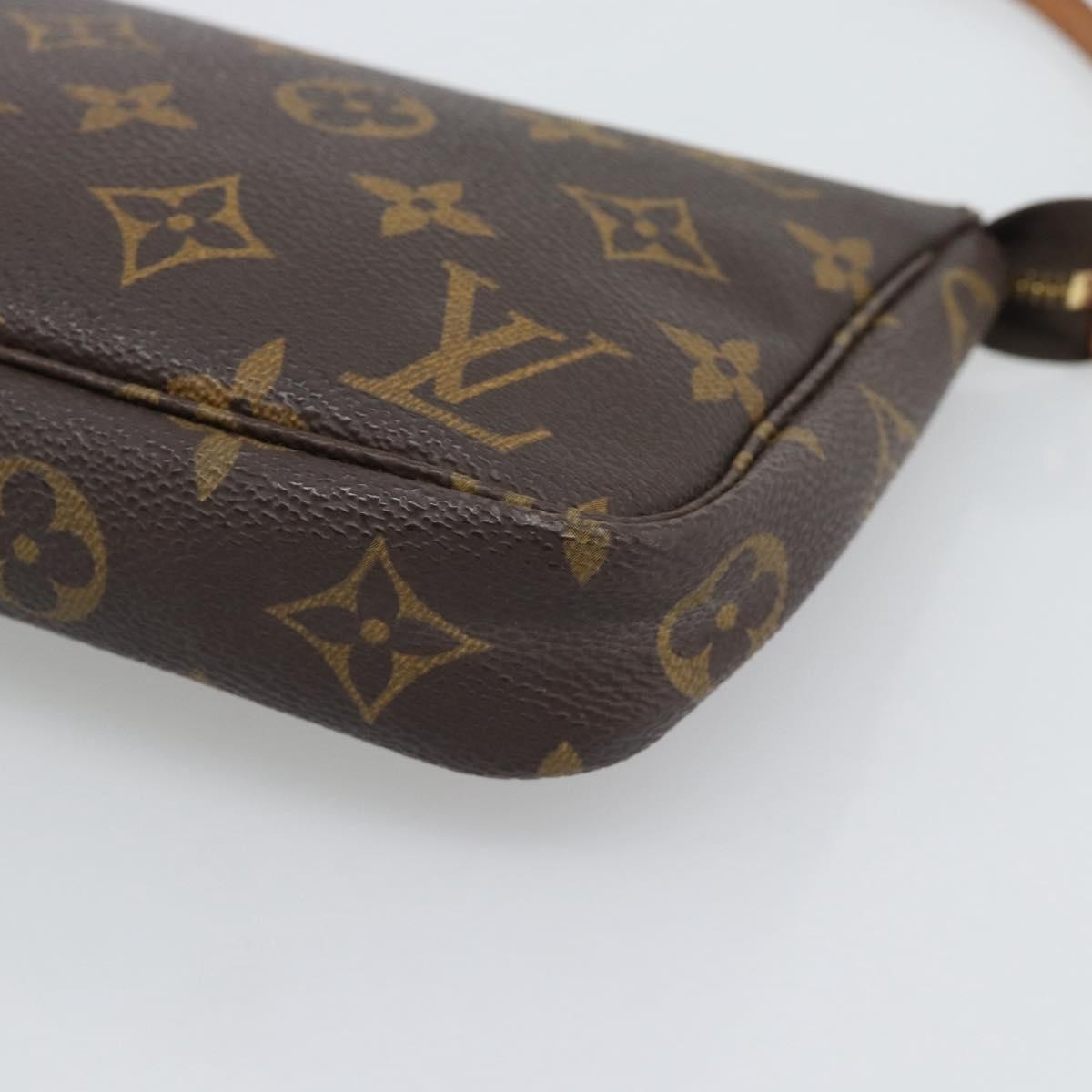 Louis Vuitton Pochette Accessoires Yayoi Kusama Painted Dots Monogram Canvas Brown Canvas Clutche & Pouche Bag (Pre-Owned)