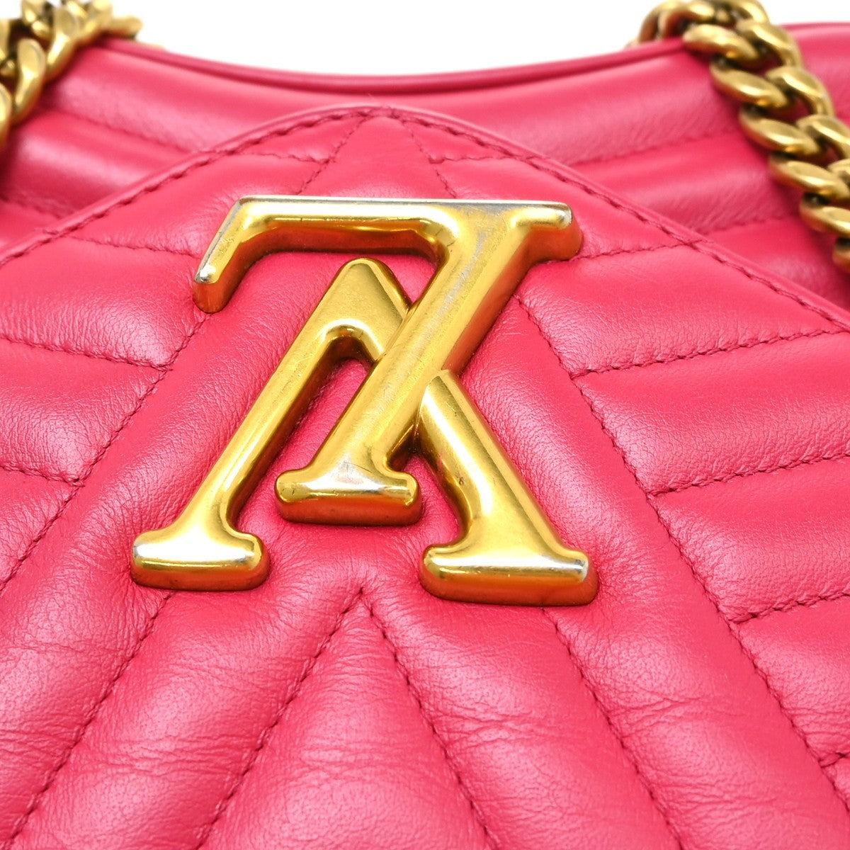 Louis Vuitton New Wave Quilted Leather Pink Leather Handbag (Pre-Owned)