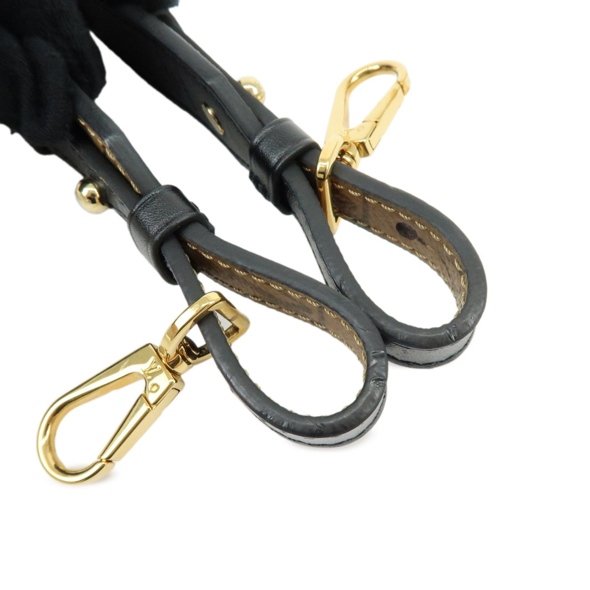 Louis Vuitton Shoulder Strap Reverse Monogram Canvas Brown Canvas Straps Accessory (Pre-Owned)