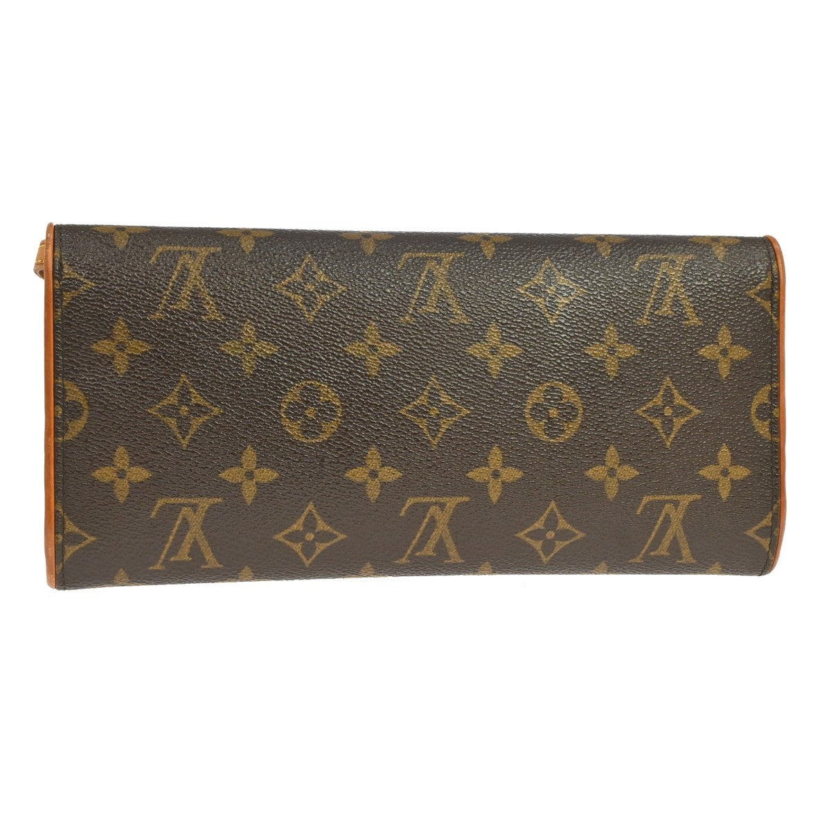 Louis Vuitton Twin Monogram Brown Canvas Clutche & Pouche Bag (Pre-Owned)
