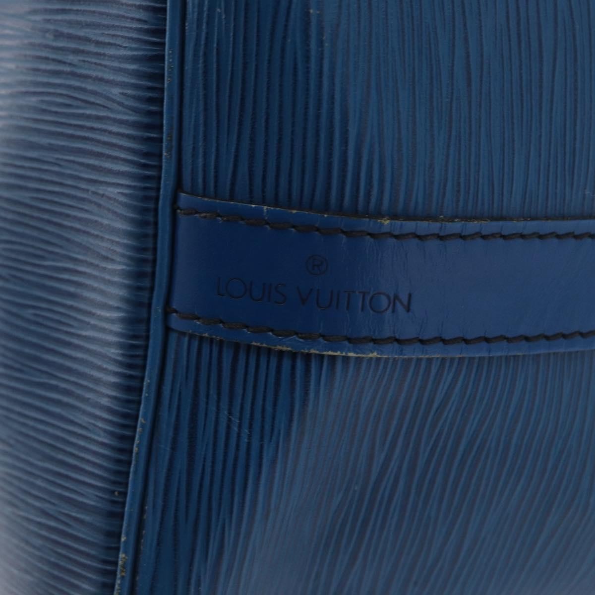 Louis Vuitton Petit Noe Nm Epi Leather Blue Leather Shoulder Bag Bag (Pre-Owned)
