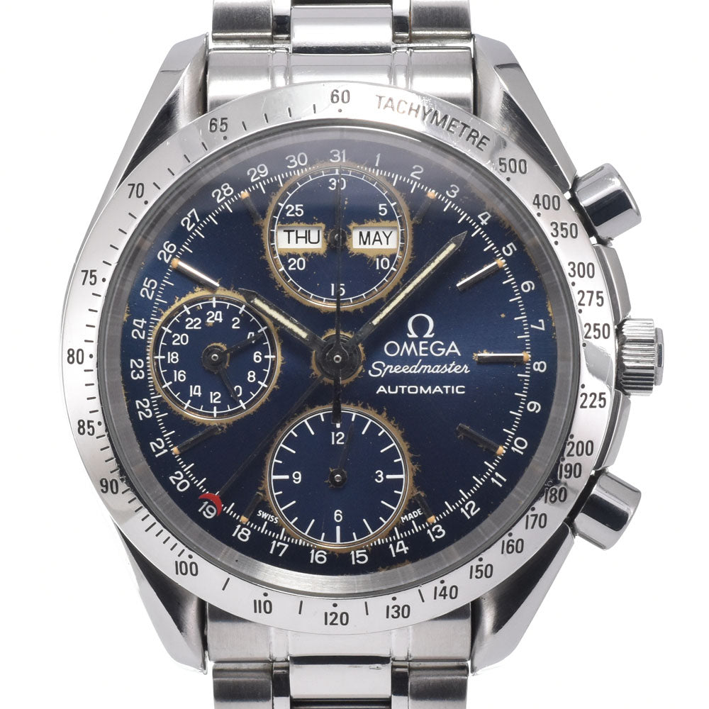 Omega Speedmaster Triple Calendar Chronograph Automatic Stainless Steel Watch (Pre-Owned)