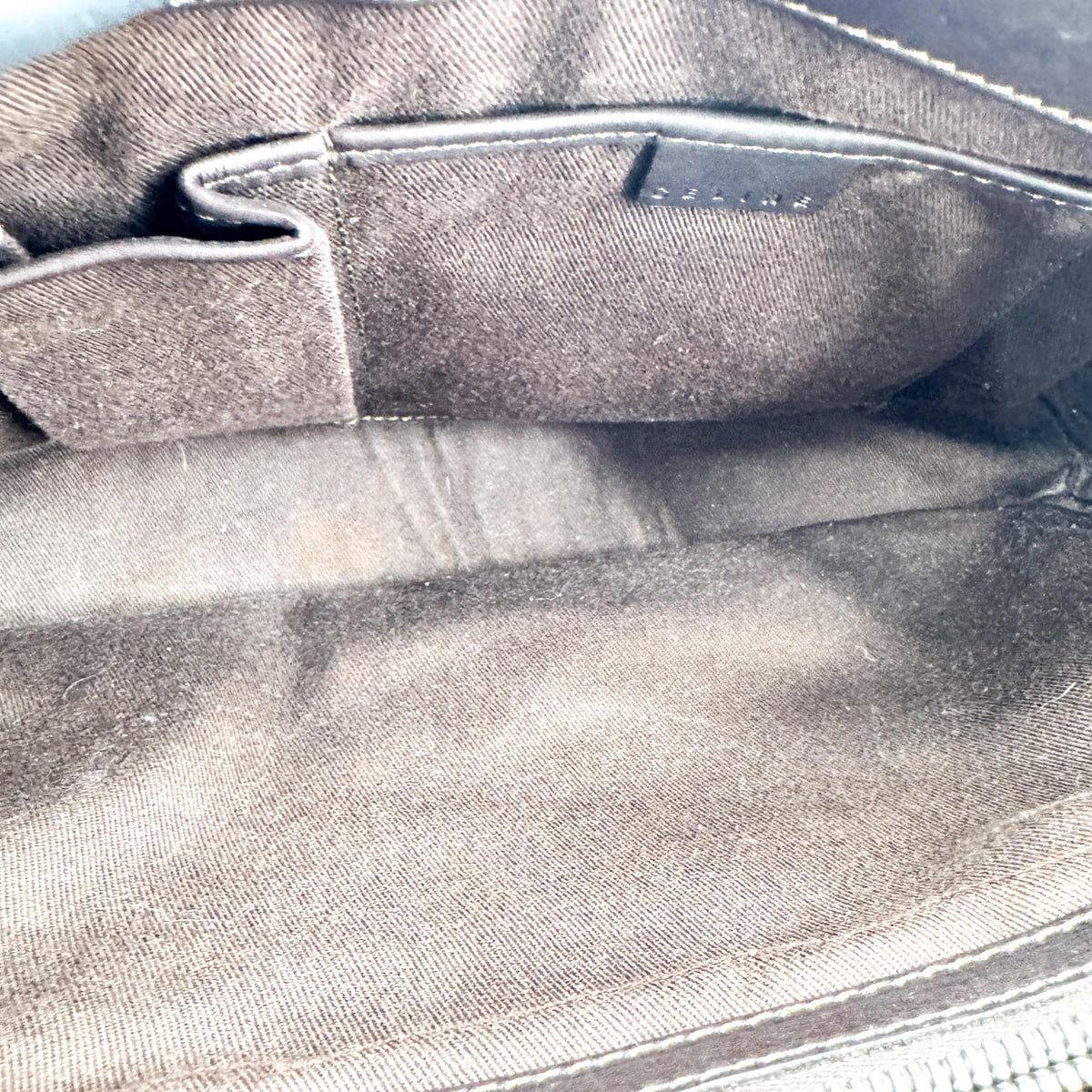 Celine Boogie Calfskin Black Leather Handbag (Pre-Owned)