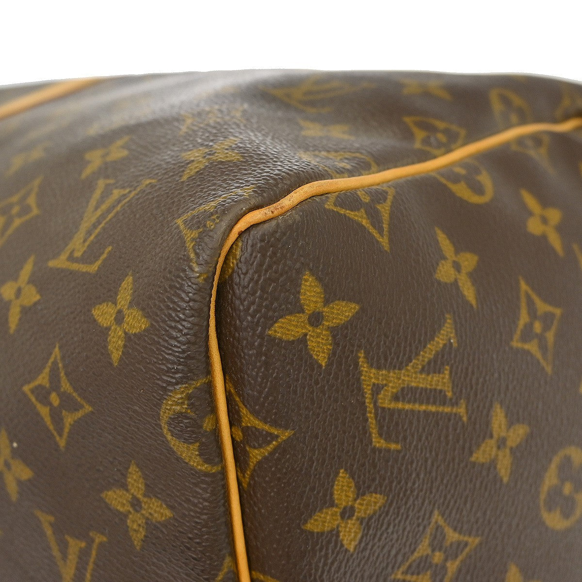 Louis Vuitton Keepall Monogram Canvas Brown Canvas Travel Bag Bag (Pre-Owned)