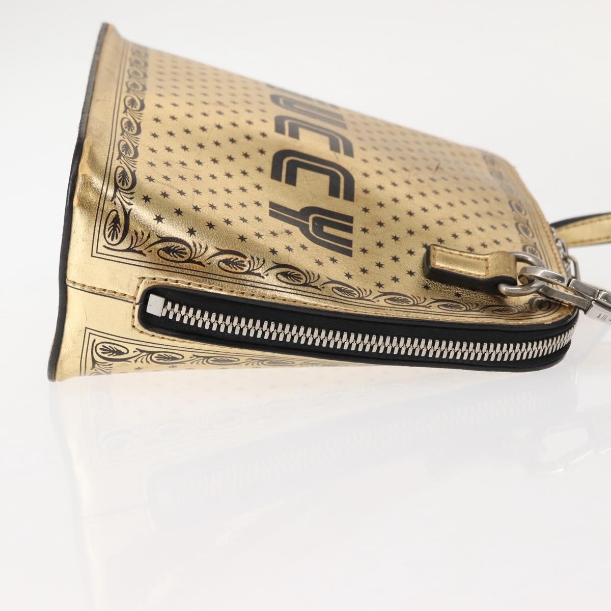 Gucci Dome Limited Edition Printed Leather Gold Leather Crossbody Bag Bag (Pre-Owned)
