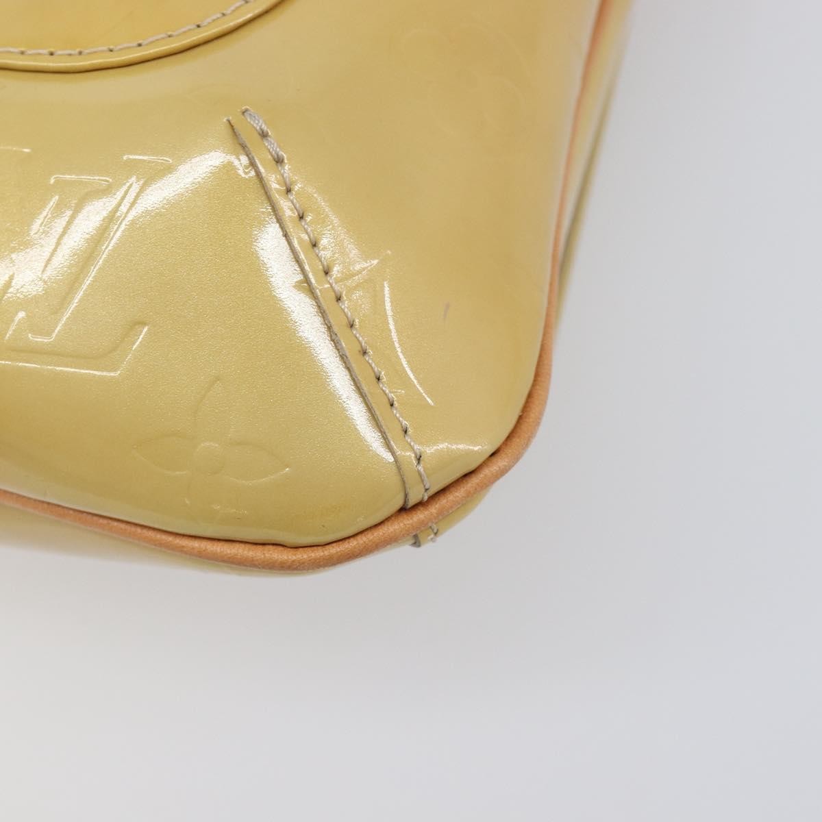 Louis Vuitton Thompson Street Monogram Vernis Beige Patent_Leather Shoulder Bag Bag (Pre-Owned)