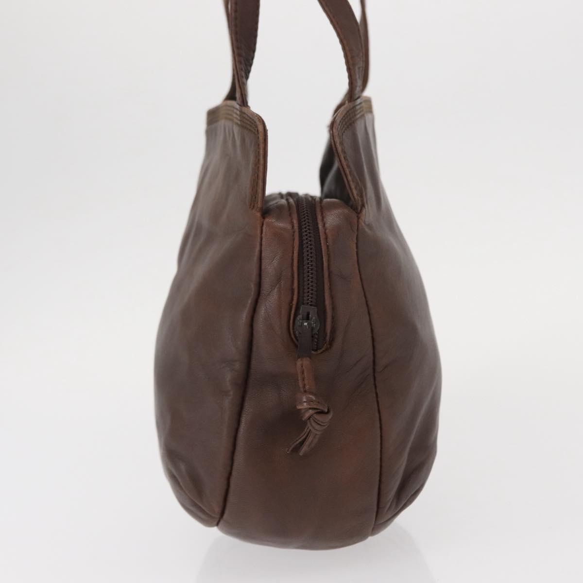 Loewe Anagram Leather Brown Leather Shoulder Bag Bag (Pre-Owned)