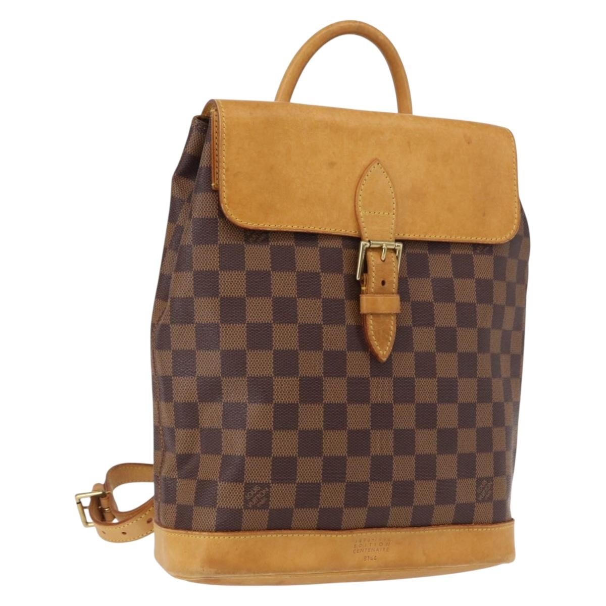 Louis Vuitton Arlequin Damier Brown Canvas Backpack Bag (Pre-Owned)