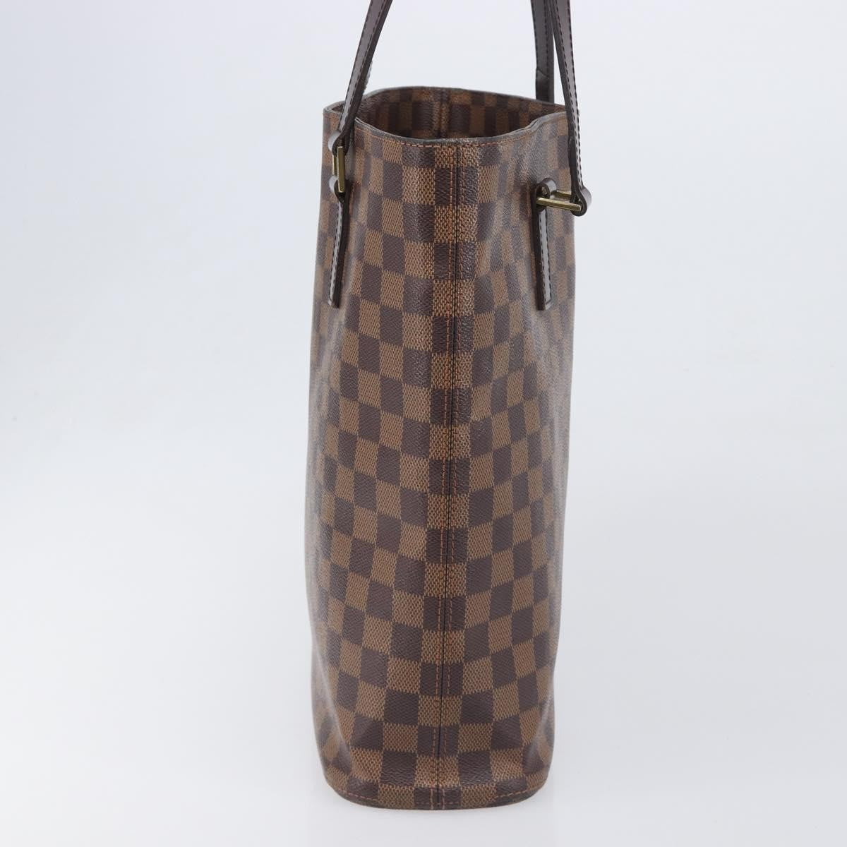 Louis Vuitton Vavin Damier With Leather Brown Canvas Handbag (Pre-Owned)