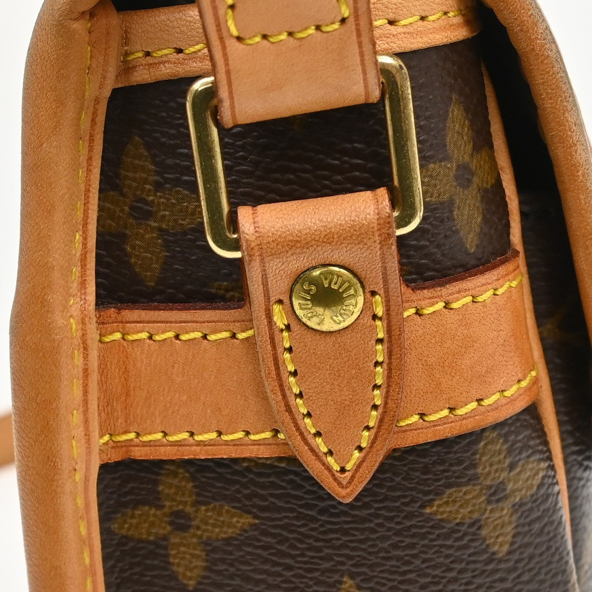 Louis Vuitton Sologne Monogram Canvas Brown Canvas Shoulder Bag Bag (Pre-Owned)