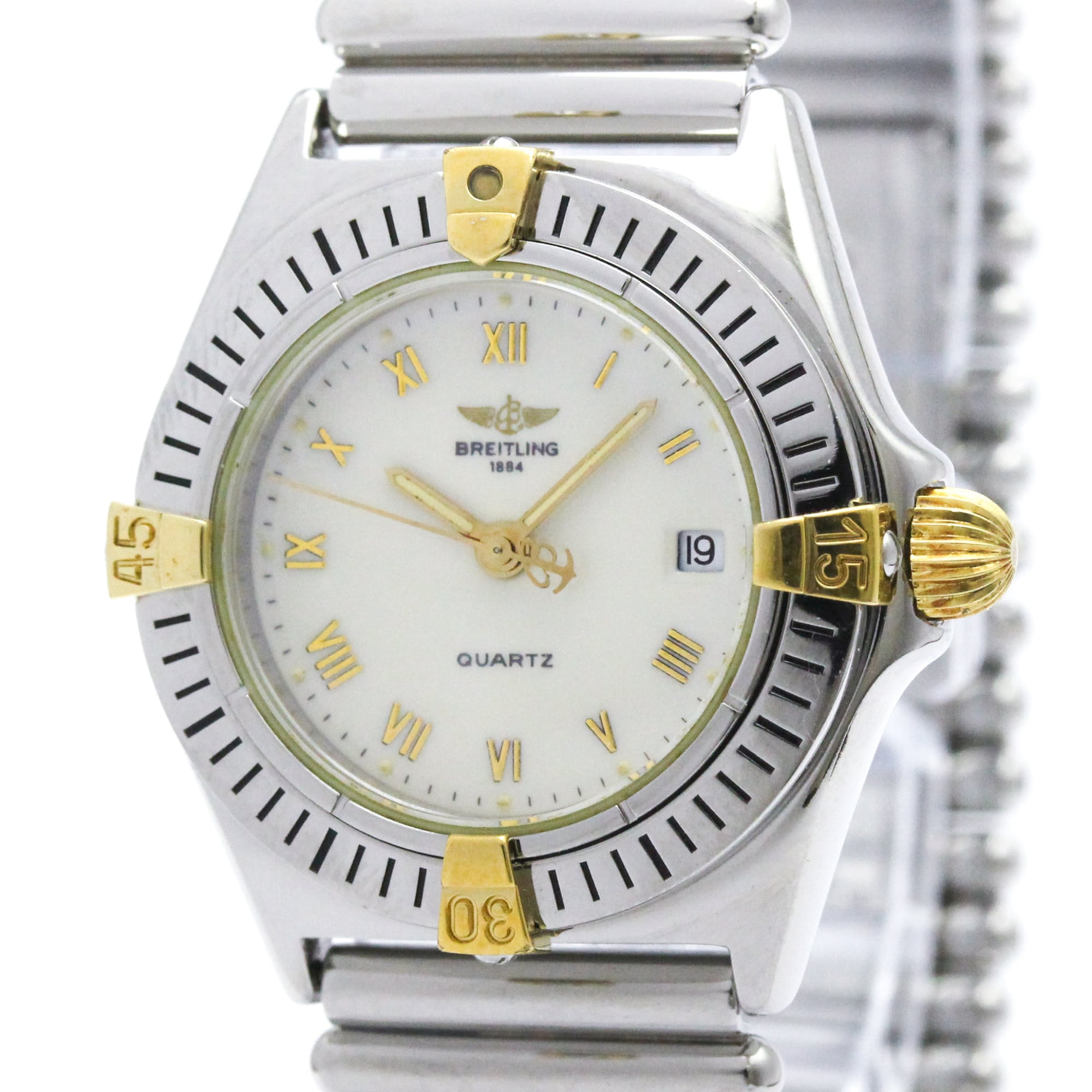 Breitling Callistino Quartz 18K Gold And Steel Watch (Pre-Owned)