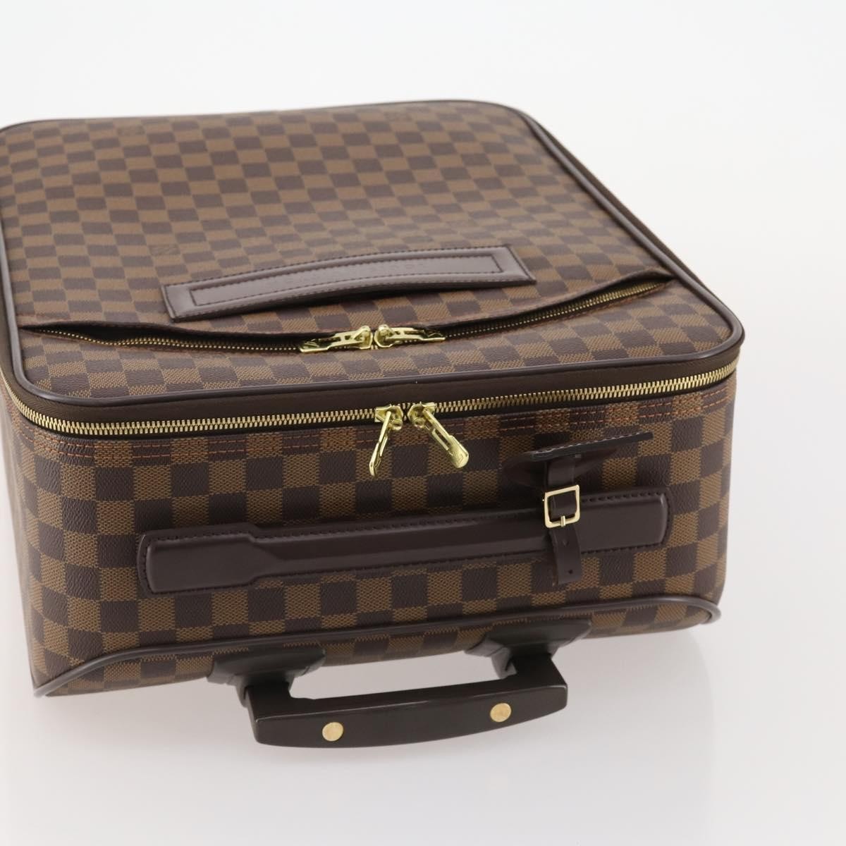 Louis Vuitton Pegase Business Luggage Damier Ebene Black Canvas Travel Bag Bag (Pre-Owned)