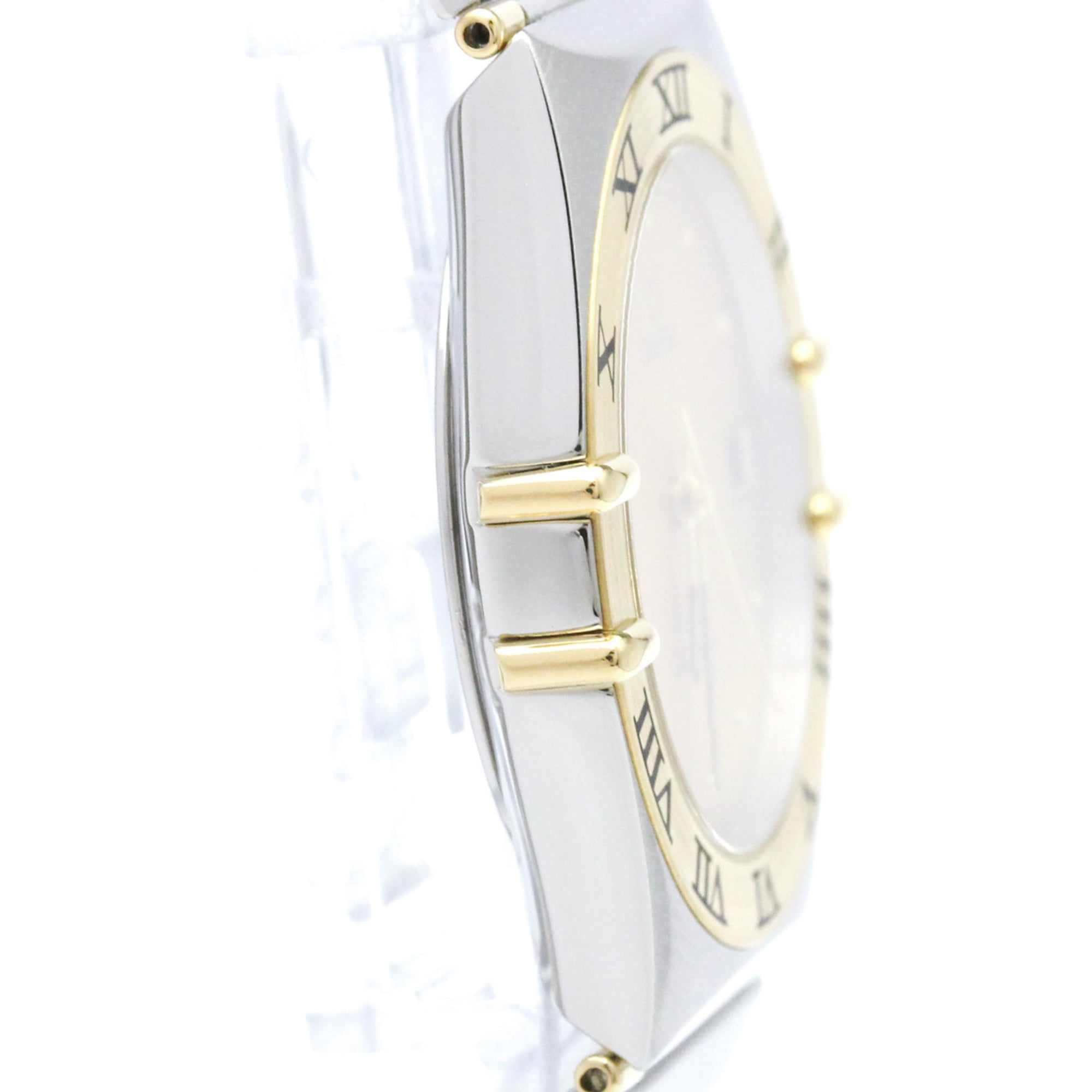 Omega Constellation Quartz Stainless Steel And Yellow Gold Watch (Pre-Owned)
