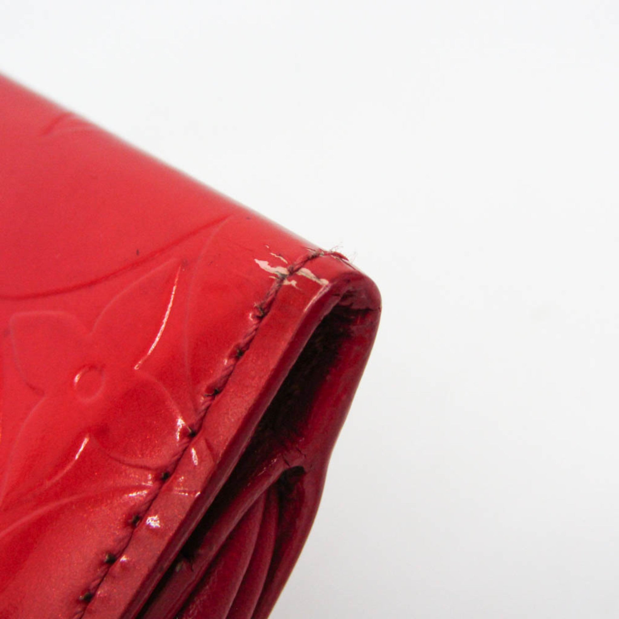 Louis Vuitton Ludlow Vernis Red Patent_Leather Wallets Accessory (Pre-Owned)