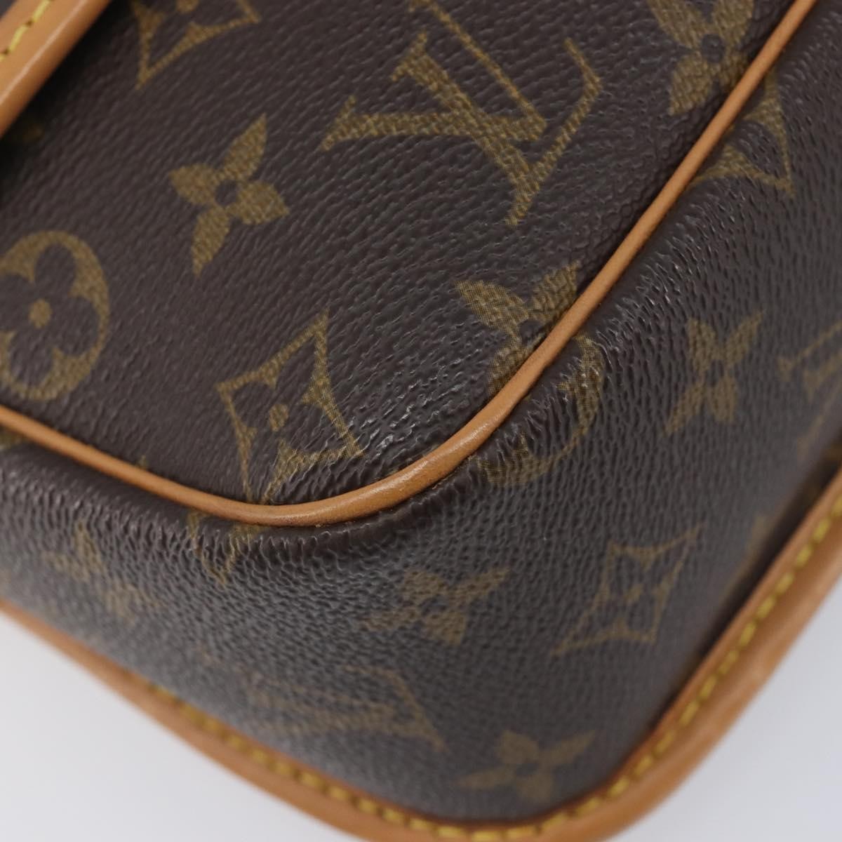 Louis Vuitton Sologne Monogram Canvas Brown Canvas Handbag (Pre-Owned)