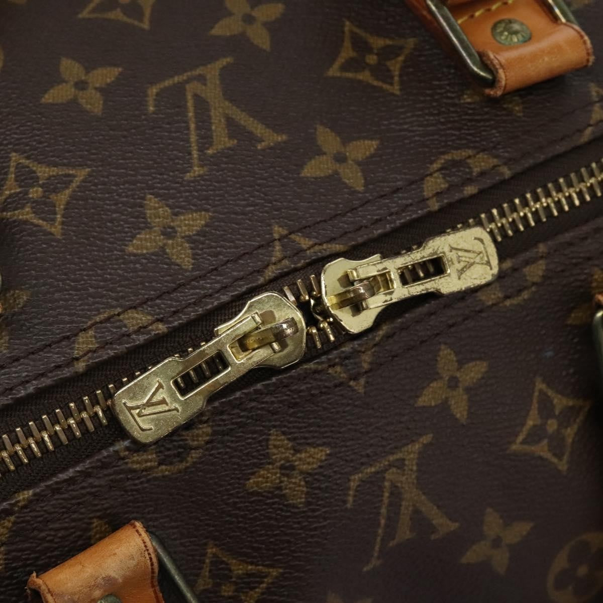 Louis Vuitton Keepall Monogram Canvas Brown Canvas Travel Bag Bag (Pre-Owned)