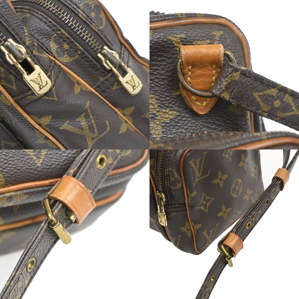 Louis Vuitton Amazone Monogram Canvas Brown Canvas Shoulder Bag Bag (Pre-Owned)