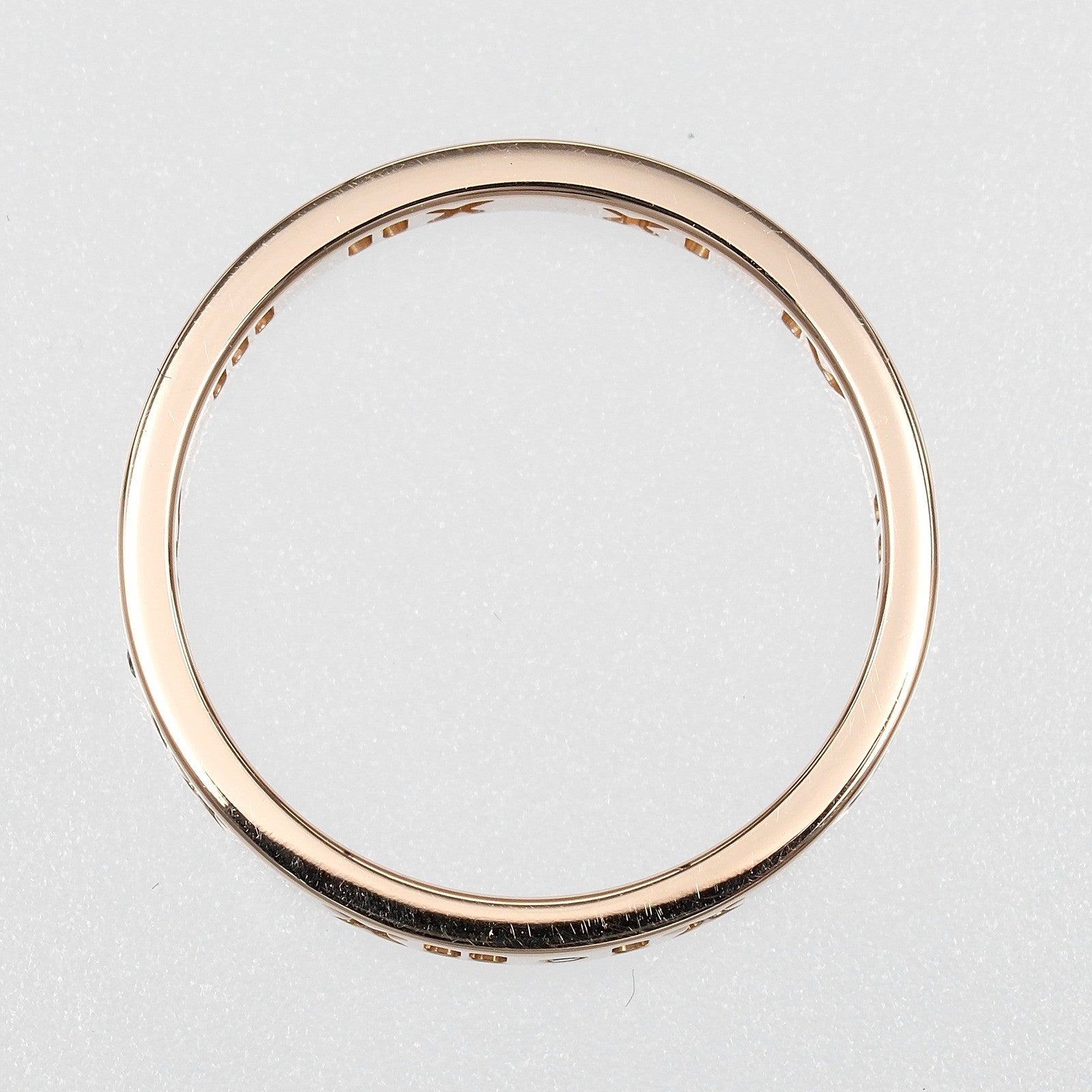 Tiffany & Co. Atlas Pierced 18K Yellow Gold And Diamonds Gold Yellow_Gold Ring Jewelry (Pre-Owned)
