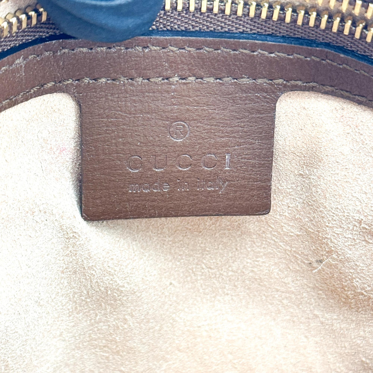 Gucci Horsebit 1955 Camera Gg Coated Canvas With Leather Beige Canvas Handbag (Pre-Owned)