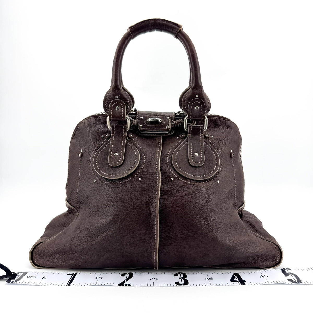 Chloe Paddington Leather Brown Leather Handbag (Pre-Owned)