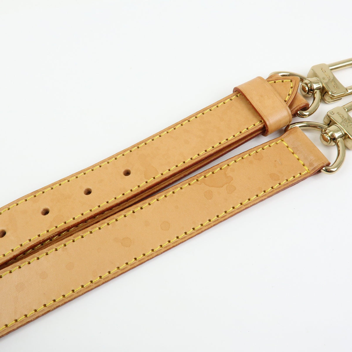 Louis Vuitton Adjustable Shoulder Strap Vachetta Leather Beige Leather Straps Accessory (Pre-Owned)