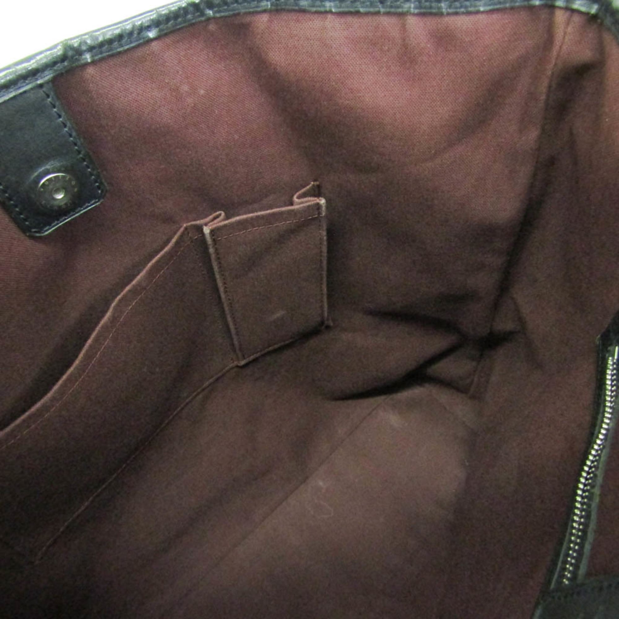 Louis Vuitton Davis Macassar Monogram Canvas Brown Canvas Handbag (Pre-Owned)