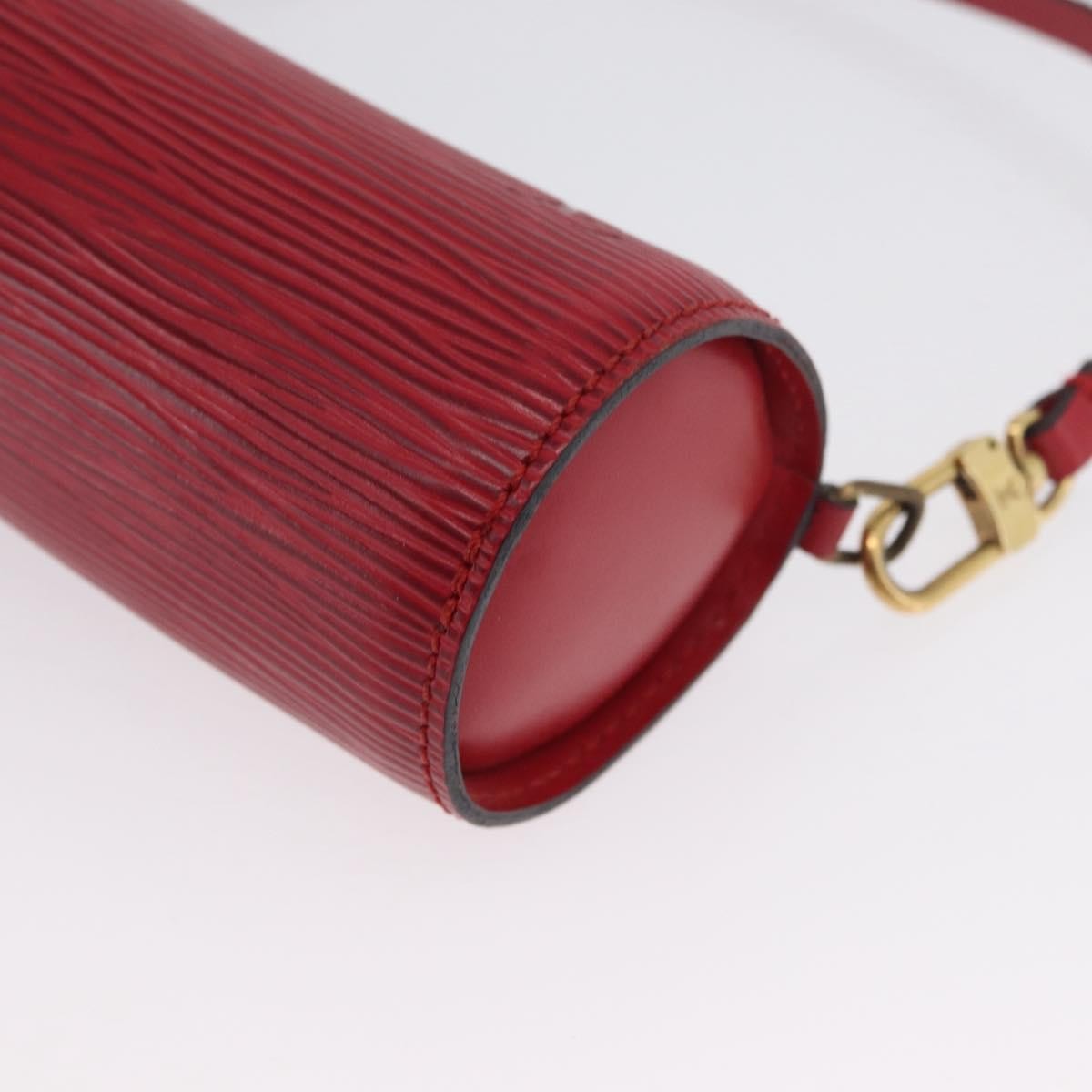 Louis Vuitton Soufflot Pochette Epi Leather Red Leather Clutche & Pouche Bag (Pre-Owned)