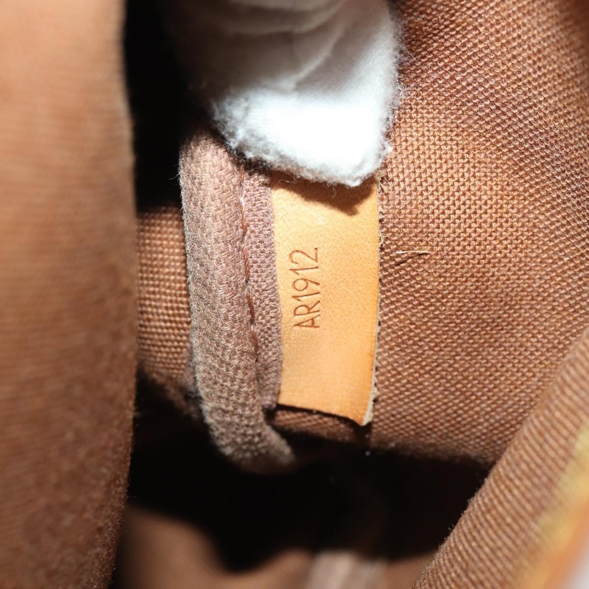 Louis Vuitton Saumur Monogram Canvas Brown Canvas Shoulder Bag Bag (Pre-Owned)