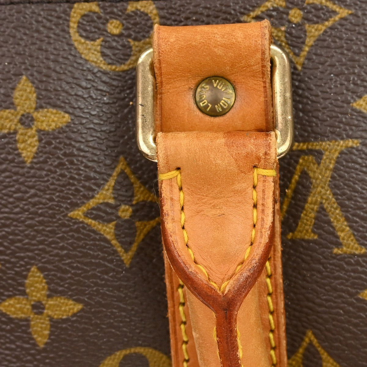 Louis Vuitton Keepall Monogram Brown Canvas Travel Bag Bag (Pre-Owned)