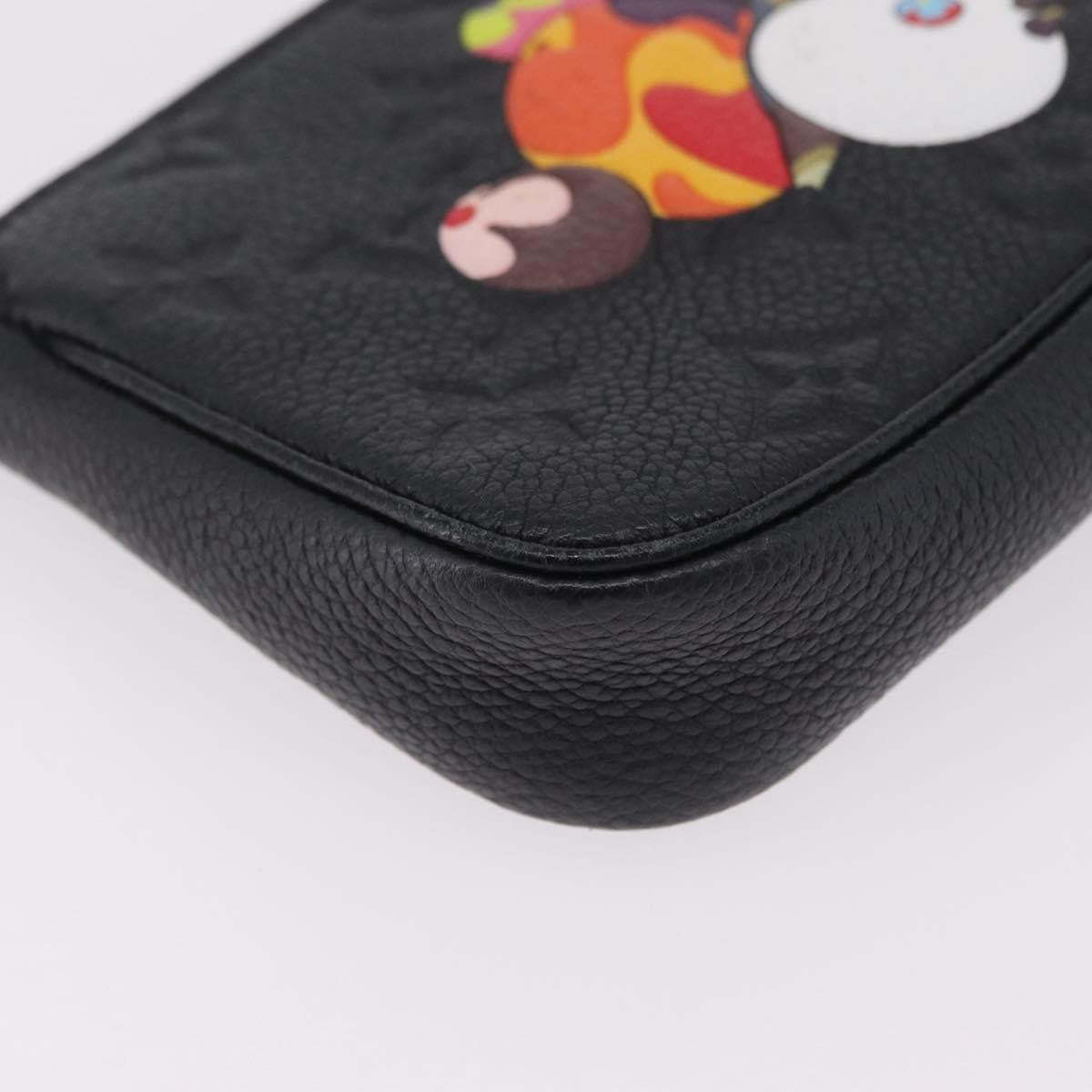 Louis Vuitton Pochette Accessoires Monogram Empreinte Leather Black Leather Clutche & Pouche Bag (Pre-Owned)
